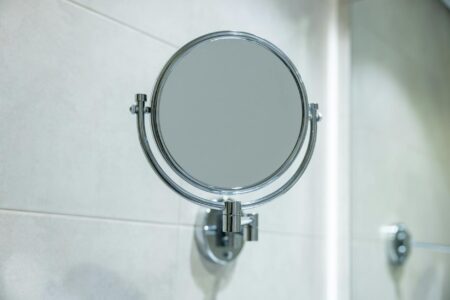 How Smart Mirrors Are Adding Health Diagnostics to Daily Routines Modern bathroom mirror reflecting natural lighting