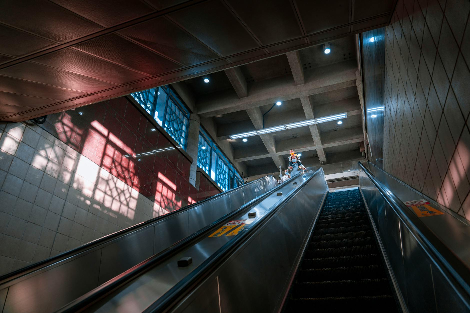 Futuristic space station corridor representing Starfield's sci-fi setting