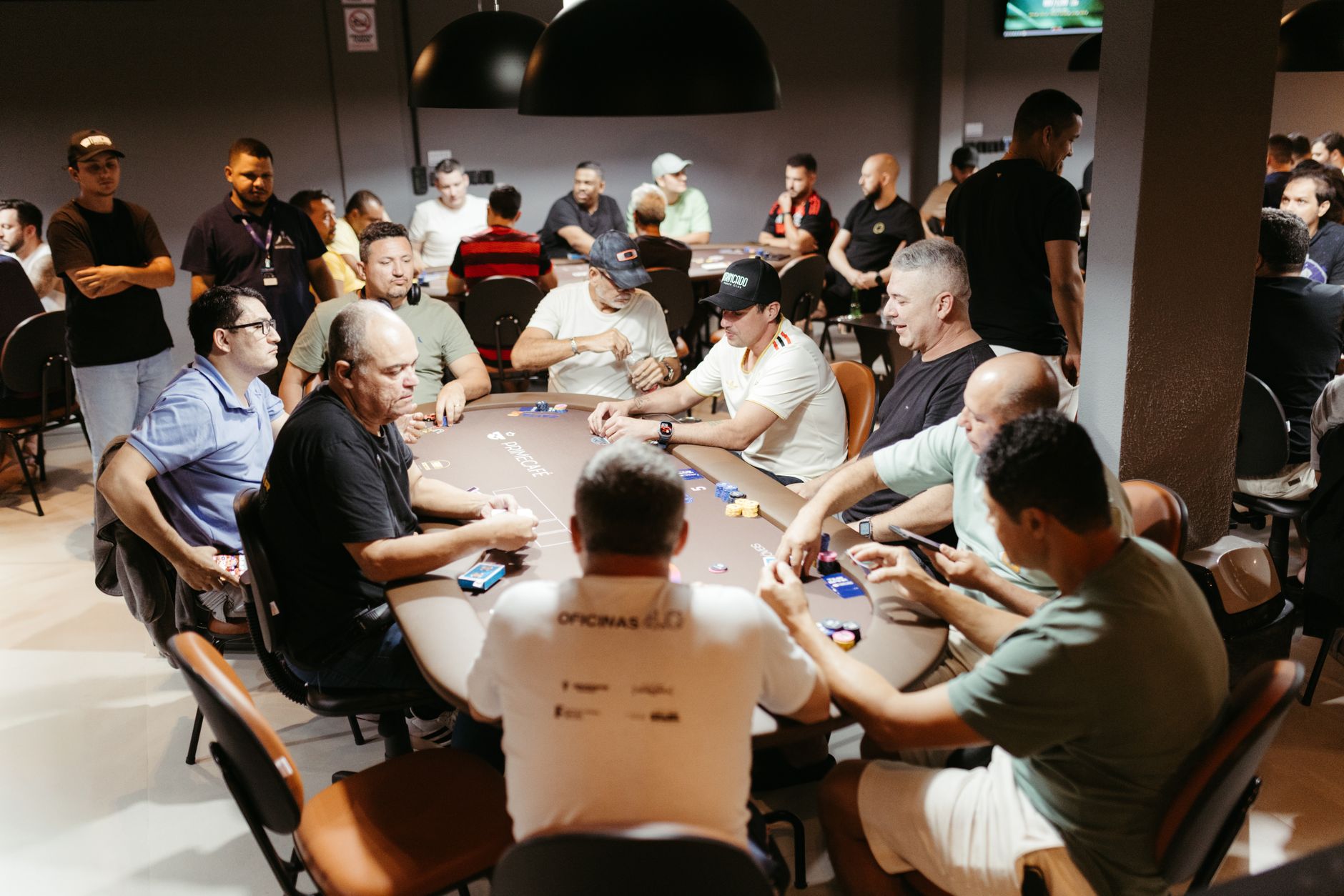 Audience gathered at a competitive gaming tournament event