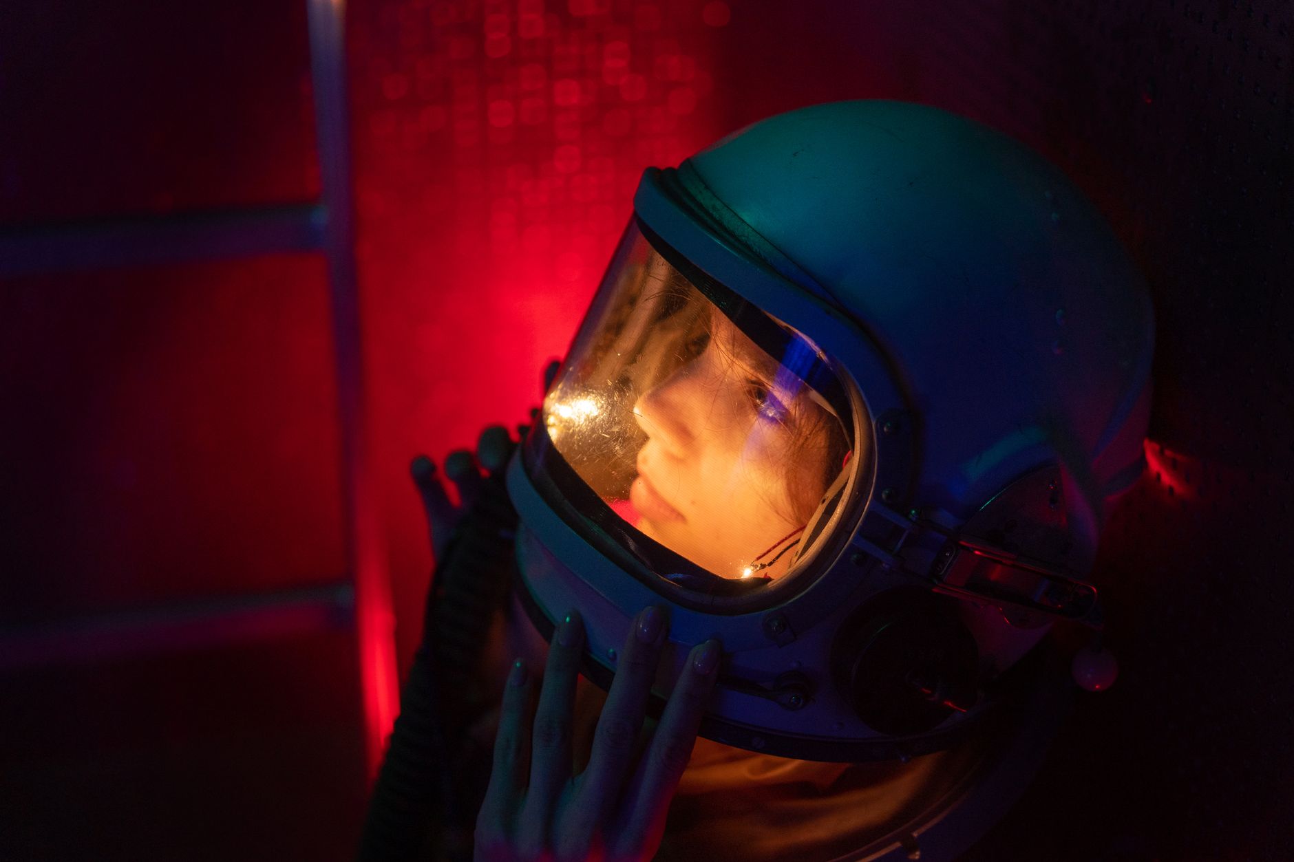 Abstract science fiction concept art suggesting space exploration and isolation