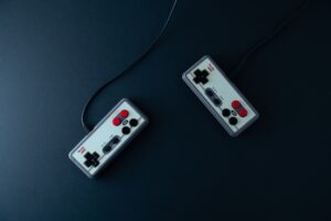 Bethesda’s Indiana Jones Silence Is Pulling Fans Back to Wolfenstein A vintage game controller resting on a dark surface, representing classic gaming nostalgia