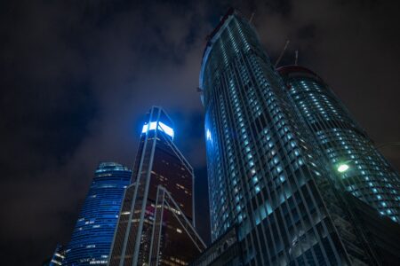 Capcom’s Pragmata Silence Is Sending Fans Back to Control A dark futuristic city skyline representing the atmospheric setting of upcoming sci-fi games like Pragmata